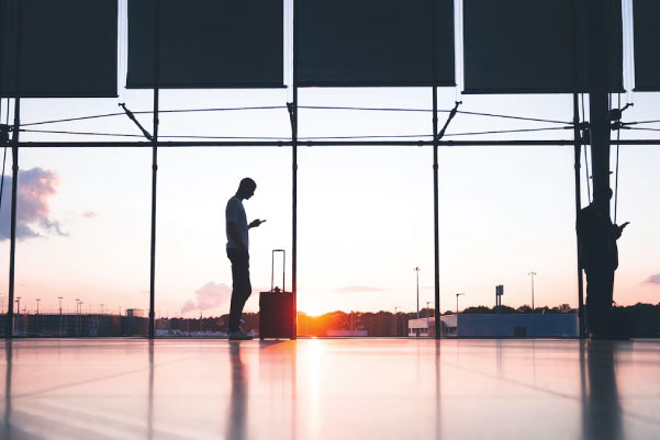 Man in Airport