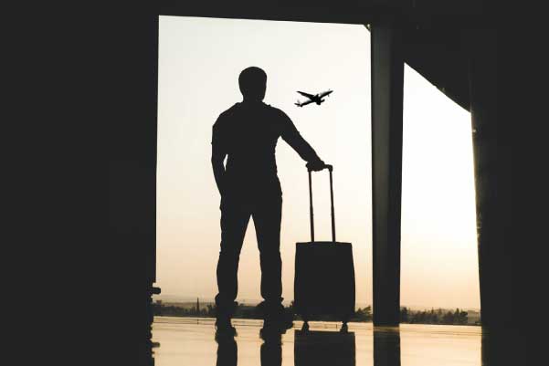 Man at Airport