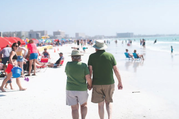 Senior Couple on Beach