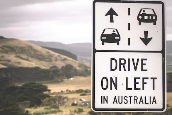 australia road sign