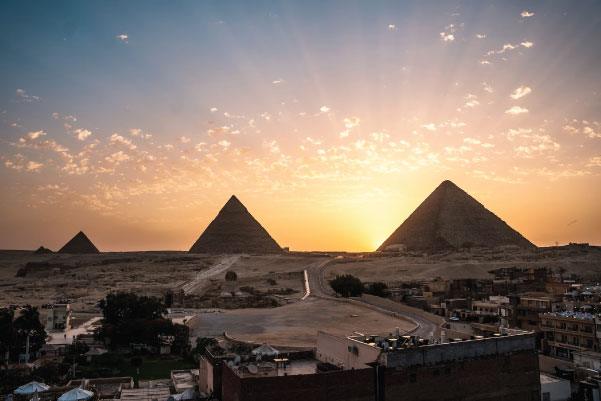 pyramids of Giza