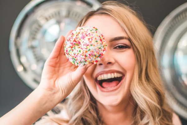 Lady with a Donut