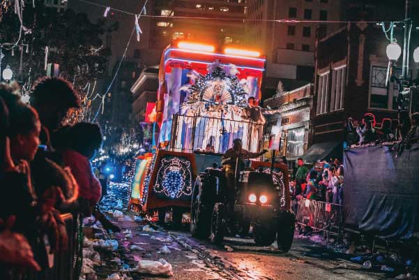 Mardi Gras in New Orleans, Louisiana, USA