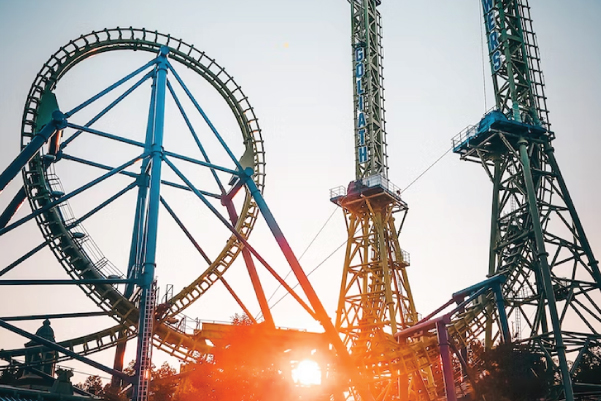 six flags roller coaster