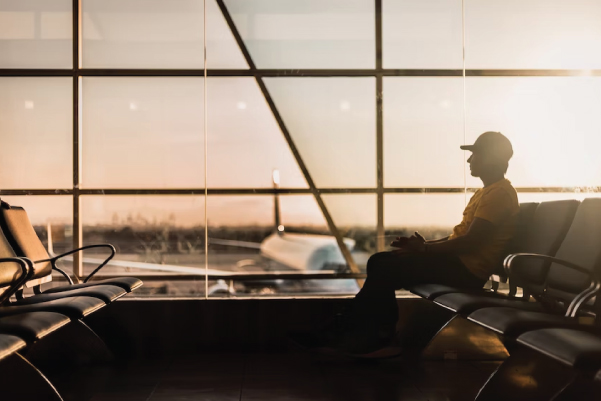 Alone at Airport