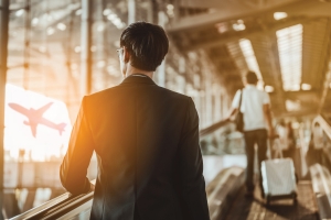 Man at Airport