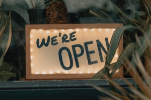 Gift Shop Open Sign