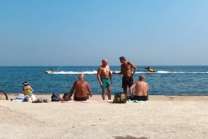 Old People at Beach
